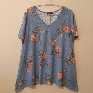 Brody Myles top.  X Large. Multi colours.  Short sleeve.